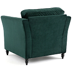 Кресло с обивкой из хлопкового велюра Porter Green Armchair варинант исполнения - 3 | Loft Concept в Сочи