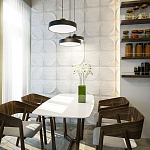 Гипсовая 3D панель с принтографией PM-20 варинант исполнения - 3 | Loft Concept в Сочи