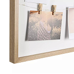 Рамка для фото с подсветкой c 6-ю деревянными прищепками в комплекте Photo Backlight варинант исполнения - 3 | Loft Concept в Сочи