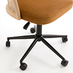 Офисное кресло из велюра и ротанга Eilwen Rattan Wicker Chair варинант исполнения - 5 | Loft Concept в Сочи