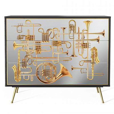 Комод Seletti Chest of Three Drawers Trumpets