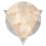 Бра светодиодное с диском из кварца Vendetta варинант исполнения - 1 | Loft Concept в Сочи