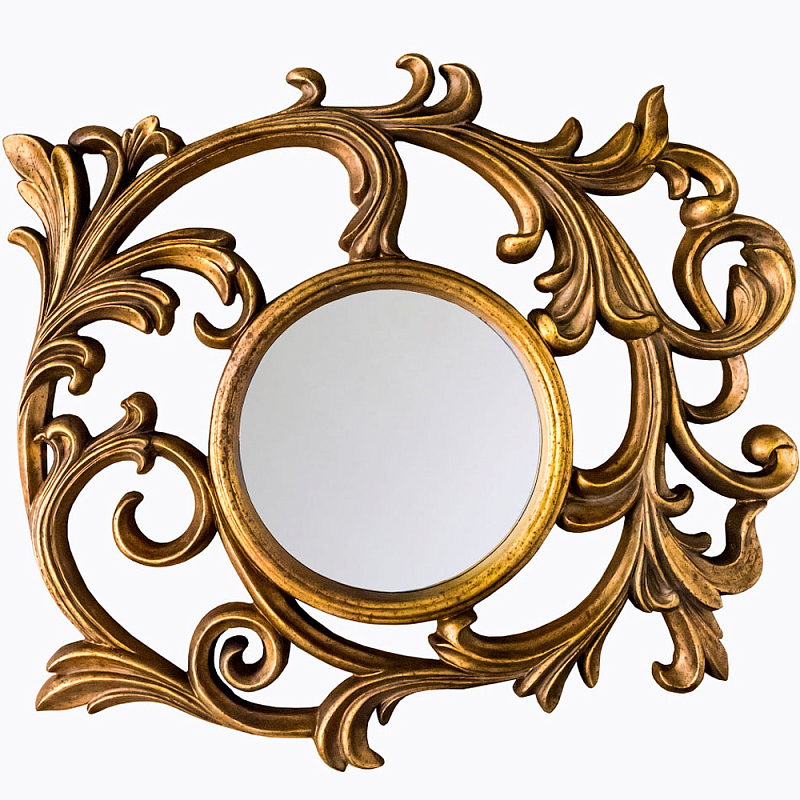 Зеркало настенное с рамой цвета античная бронза Classic Ornament Mirror Античная Бронза Зеркало в Сочи | Loft Concept 