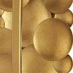 Бра светодиодное из многослойных золотых дисков Metal Disc Chandelier варинант исполнения - 1 | Loft Concept в Сочи