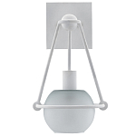 Бра белое с матовым стеклянным плафоном в форме шара White Lighthouse варинант исполнения - 3 | Loft Concept в Сочи