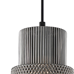 Подвесной светильник со стеклянным рифленым плафоном цилиндрической формы Eliara 13 варинант исполнения - 12 | Loft Concept в Сочи