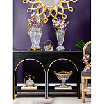 Ваза прозрачная с бронзовыми ручками в виде ангелов Eden Garden варинант исполнения - 6 | Loft Concept в Сочи