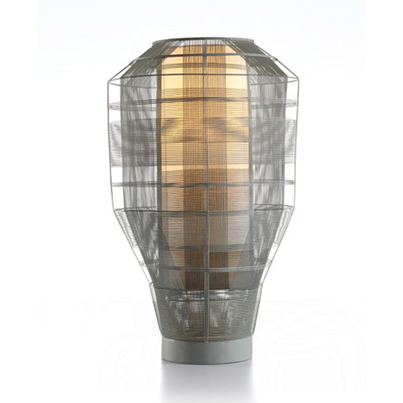 Настольная лампа серого цвета Schema Никель Серый в Сочи | Loft Concept 