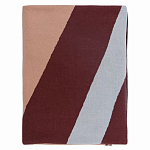 Плед из хлопка с геометрическим рисунком Elan Stripe Addison варинант исполнения - 5 | Loft Concept в Сочи