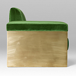 Эксклюзивный Диван в стиле Арт-деко Phoenix с элегантными латунными элементами  варинант исполнения - 2 | Loft Concept в Сочи