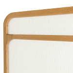 Ширма из массива дуба и ткани Arcuri Screen варинант исполнения - 3 | Loft Concept в Сочи