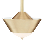 Подвесной светильник светодиодный конусообразный Сone Shaped Gold Pendant варинант исполнения - 2 | Loft Concept в Сочи