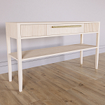 Дизайнерская Консоль с полкой и ящиком Primo Светлый дуб варинант исполнения - 2 | Loft Concept в Сочи