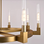 Люстра CANELLE Round Chandelier 8 Modern Brass варинант исполнения - 1 | Loft Concept в Сочи