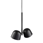 Подвесной светильник черный с 2-мя плафонами Pendant lamp Black варинант исполнения - 3 | Loft Concept в Сочи