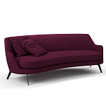 Мебельная ткань Шенилл фиолетовый цвет 138 см T4-27 варинант исполнения - 6 | Loft Concept в Сочи