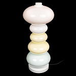 Настольная лампа из стеклянных сфер в пастельных тонах Высота 48 см Pastel Lunaria варинант исполнения - 3 | Loft Concept в Сочи