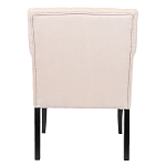Кресло Addison Chic Armchair beige flax варинант исполнения - 2 | Loft Concept в Сочи
