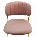 Стул Singer Chair без подлокотников Розовый Велюр варинант исполнения - 5 | Loft Concept в Сочи