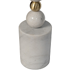 Торшер мраморный с белым абажуром Floor lamp Jewelry варинант исполнения - 2 | Loft Concept в Сочи