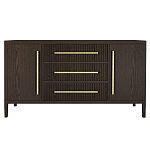 Буфет Primo с тремя ящиками и двумя фасадами Темный орех варинант исполнения - 9 | Loft Concept в Сочи