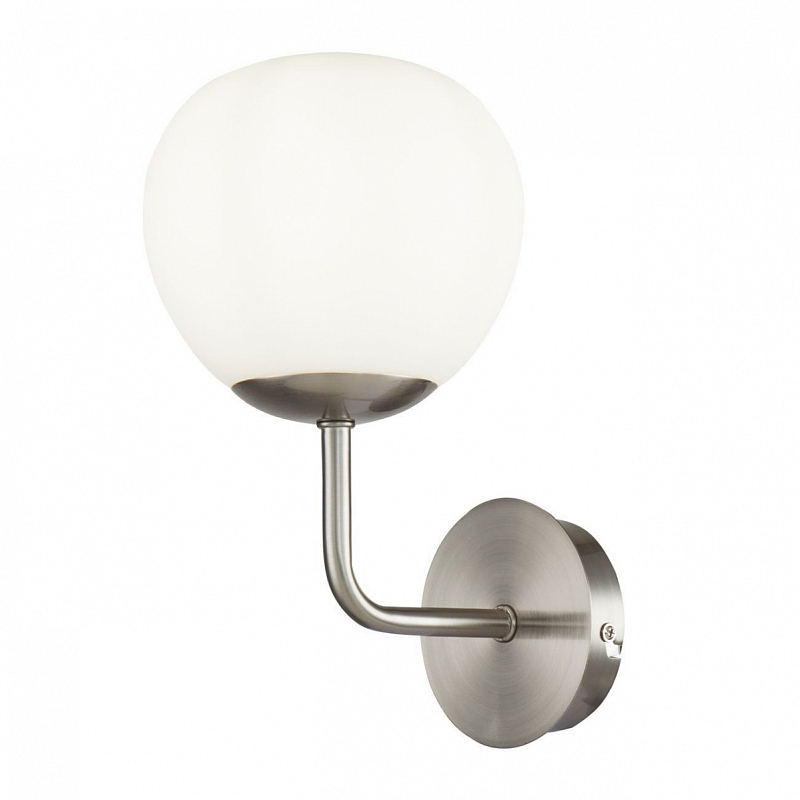 Бра Tiepolo Ball Sconces nickel Никель Белый Бра Tiepolo Ball Sconces nickel Никель Белый в Сочи | Loft Concept