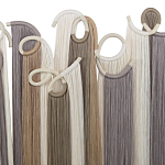 Настенный декор с бахромой белого и бежевого цвета Abstraction I варинант исполнения - 1 | Loft Concept в Сочи