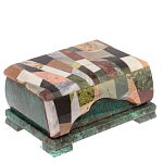 Шкатулка с мозаикой из натуральных камней Stone Casket варинант исполнения - 1 | Loft Concept в Сочи