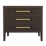 Тумба Primo  с тремя ящиками шпон темный орех варинант исполнения - 1 | Loft Concept в Сочи