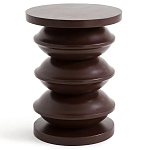 Фигурный приставной столик бордового цвета  AMORPHOUS варинант исполнения - 1 | Loft Concept в Сочи