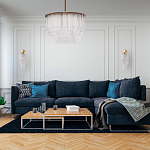 Бра с круглым основанием и длинными прозрачныи стеклянными трубками Nembus варинант исполнения - 8 | Loft Concept в Сочи