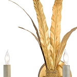 Бра с каркасом в виде пучка золотых перьев Bunch of Feathers варинант исполнения - 1 | Loft Concept в Сочи