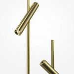 Напольный торшер светодионый золотой Lumen Duo варинант исполнения - 3 | Loft Concept в Сочи