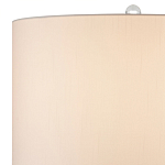 Настольная лампа стеклянная с тканевым абажуром Edges варинант исполнения - 2 | Loft Concept в Сочи