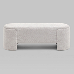 Банкетка Taks букле светло-серый варинант исполнения - 4 | Loft Concept в Сочи