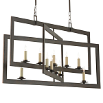 Люстра из пересекающихся прямоугольных элементов Intersecting Rectangles варинант исполнения - 3 | Loft Concept в Сочи