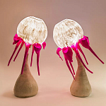 Торшер фуксия «Цветы из снов»  варинант исполнения - 3 | Loft Concept в Сочи