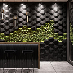 Гипсовая 3D панель с принтографией PM-30 варинант исполнения - 1 | Loft Concept в Сочи