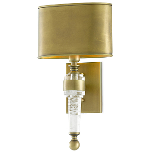 Бра с овальным абажуром на прозрачном основании Masculinity