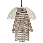 Подвесной светильник Beige Gold Mesh Tube Lampshade Hanging Lamp варинант исполнения - 1 | Loft Concept в Сочи