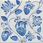 Плитка с узором Сердце варинант исполнения - 2 | Loft Concept в Сочи
