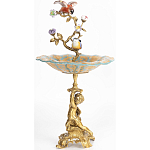 Фарфоровая чаша Фонтан птиц Verena варинант исполнения - 3 | Loft Concept в Сочи