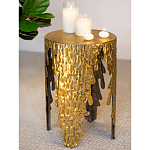 Столик дизайнерский Copper streaks варинант исполнения - 6 | Loft Concept в Сочи