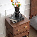 Тумбочка прикроватная с ящиком и дверцей Робот Robot Desk варинант исполнения - 5 | Loft Concept в Сочи