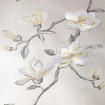 Обои Magnolia Canopy Colourway SC-288 on Natural Mica metallic silk варинант исполнения - 1 | Loft Concept в Сочи