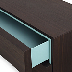 Дизайнерский комод коричневый с 2-мя ящиками и дверцами Pandora варинант исполнения - 2 | Loft Concept в Сочи