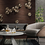 Гипсовая 3D панель с принтографией PM-41 варинант исполнения - 1 | Loft Concept в Сочи