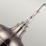 Подвесной светильник со стальным плафоном и белым матовым стеклянным шаром Feiss варинант исполнения - 4 | Loft Concept в Сочи