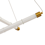 Светодиодная люстра Trumpet Tube Brass  варинант исполнения - 3 | Loft Concept в Сочи