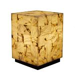 Торшер прямоугольный из натурального камня Calcite Geometry варинант исполнения - 6 | Loft Concept в Сочи